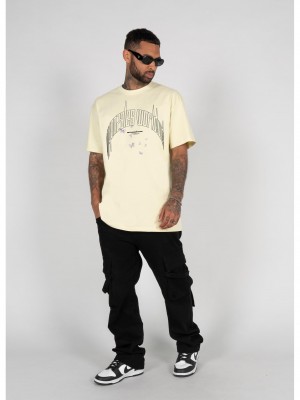 Овърсайз тениска METAMORPHOSE V.3 x Heavy Oversized Tee softyellow XXL
