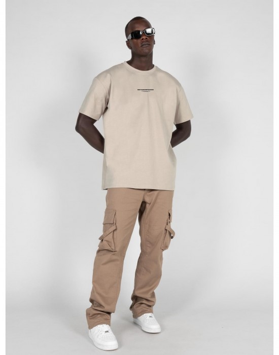 Овърсайз тениска METAMORPHOSE V.4 x Heavy Oversized Tee sand XXL