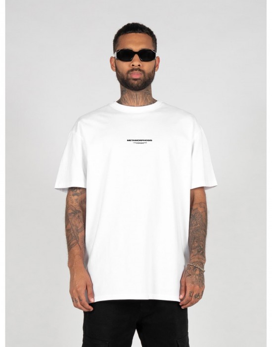 Овърсайз тениска METAMORPHOSE V.4 x Heavy Oversized Tee white XXL