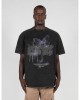 Овърсайз тениска METAMORPHOSE V.5 Acid Washed Heavy Oversized Tee black XXL