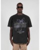 Овърсайз тениска METAMORPHOSE V.5 Acid Washed Heavy Oversized Tee black XXL
