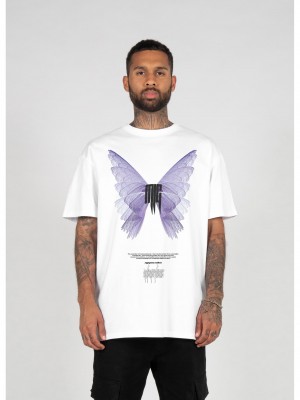 Овърсайз тениска METAMORPHOSE V.6 x Heavy Oversized Tee white XXL
