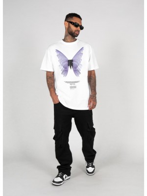 Овърсайз тениска METAMORPHOSE V.6 x Heavy Oversized Tee white XXL