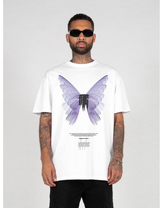 Овърсайз тениска METAMORPHOSE V.6 x Heavy Oversized Tee white XXL