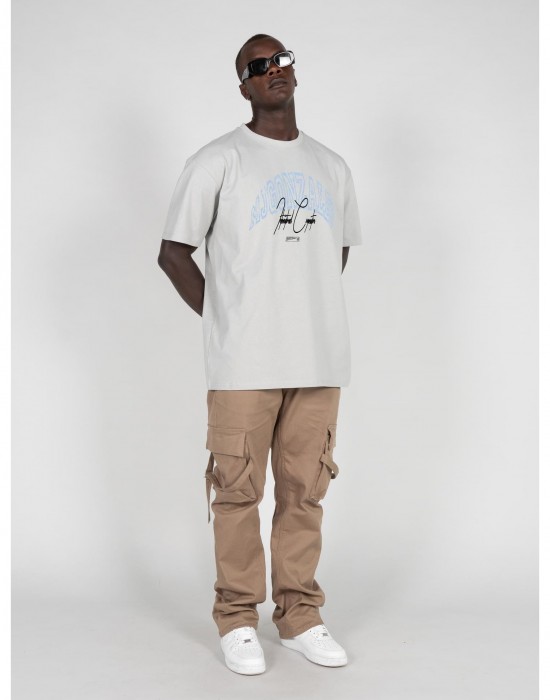 Овърсайз тениска International x Heavy Oversized Tee lightasphalt XXL