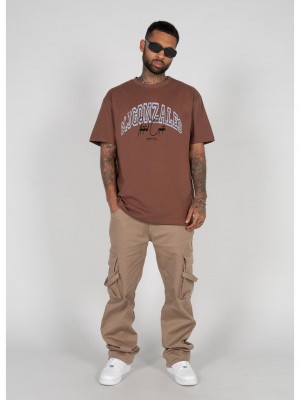 Овърсайз тениска International x Heavy Oversized Tee bark L