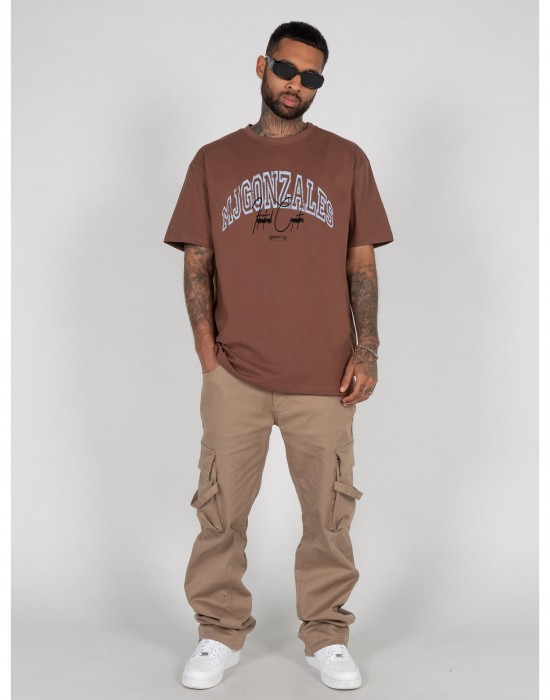 Овърсайз тениска International x Heavy Oversized Tee bark L