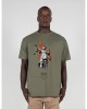 Овърсайз тениска Justitia x Heavy Oversized Tee olive XXL