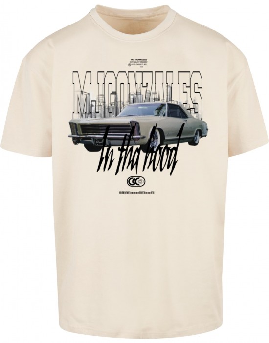 Овърсайз тениска In tha Hood x Heavy Oversized Tee sand XXL