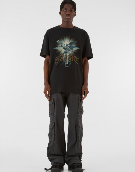Овърсайз тениска SAINT V.1 x MJG HEAVY OVERSIZED TEE black XXL