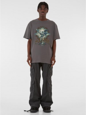 Овърсайз тениска SAINT V.1 x MJG HEAVY OVERSIZED TEE magnet XXL