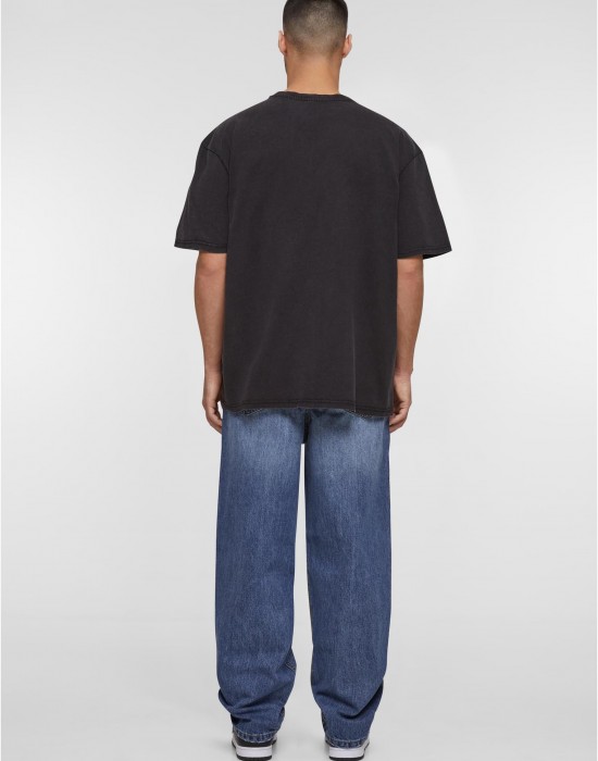 Овърсайз тениска MJG Oversized Acid Washed Tee - Seraphim black XXL