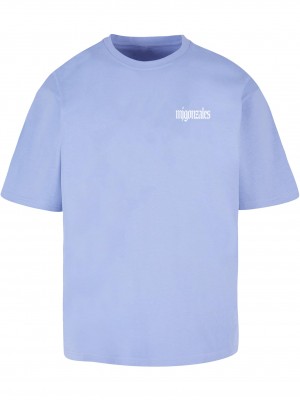 Овърсайз тениска MJG Heavy Oversized Tee ? Damned or Blessed vintageblue XXL