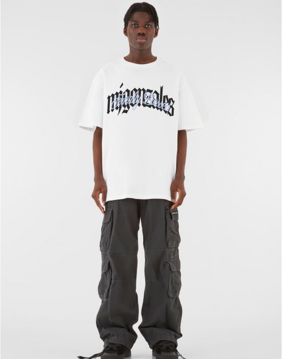 Овърсайз тениска MJG Heavy Oversized Tee ? Eternally Blessed Logo white XXL