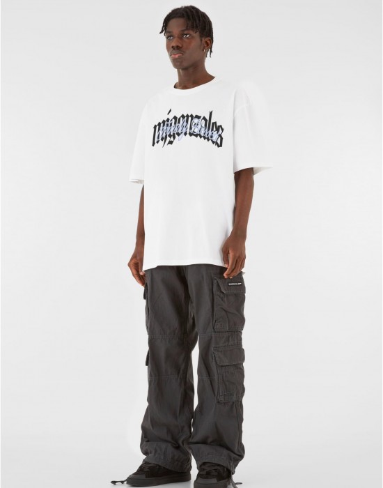 Овърсайз тениска MJG Heavy Oversized Tee ? Eternally Blessed Logo white XXL