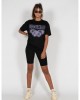 Овърсайз тениска MJG Heavy Oversized Tee Ladies - BUTTERFLY ILLUSION black XXL