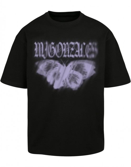 Овърсайз тениска MJG Heavy Oversized Tee Ladies - BUTTERFLY ILLUSION black XXL
