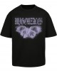 Овърсайз тениска MJG Heavy Oversized Tee Ladies - BUTTERFLY ILLUSION black XXL