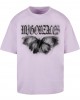Овърсайз тениска MJG Heavy Oversized Tee Ladies - BUTTERFLY ILLUSION lilac XXL
