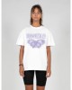 Овърсайз тениска MJG Heavy Oversized Tee Ladies - BUTTERFLY ILLUSION white XXL