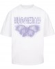 Овърсайз тениска MJG Heavy Oversized Tee Ladies - BUTTERFLY ILLUSION white XXL