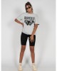 Овърсайз тениска MJG Heavy Oversized Tee Ladies - BUTTERFLY ILLUSION lightasphalt XXL
