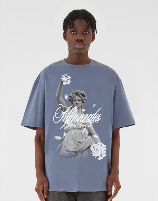 Овърсайз тениска MJG Heavy Oversized Tee Renaissance vintageblue XXL