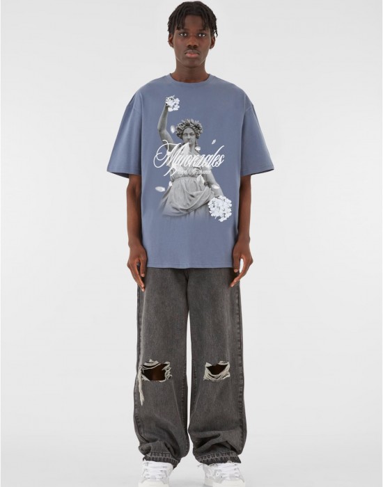 Овърсайз тениска MJG Heavy Oversized Tee Renaissance vintageblue XXL