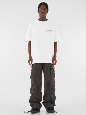 Овърсайз тениска MJG Heavy Oversized Tee - FEARLESS FLIGHT white XXL