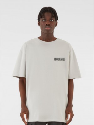 Овърсайз тениска MJG Heavy Oversized Tee - FEARLESS FLIGHT lightasphalt XXL