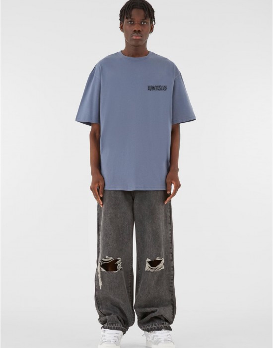 Овърсайз тениска MJG Heavy Oversized Tee - FEARLESS FLIGHT vintage blue XXL