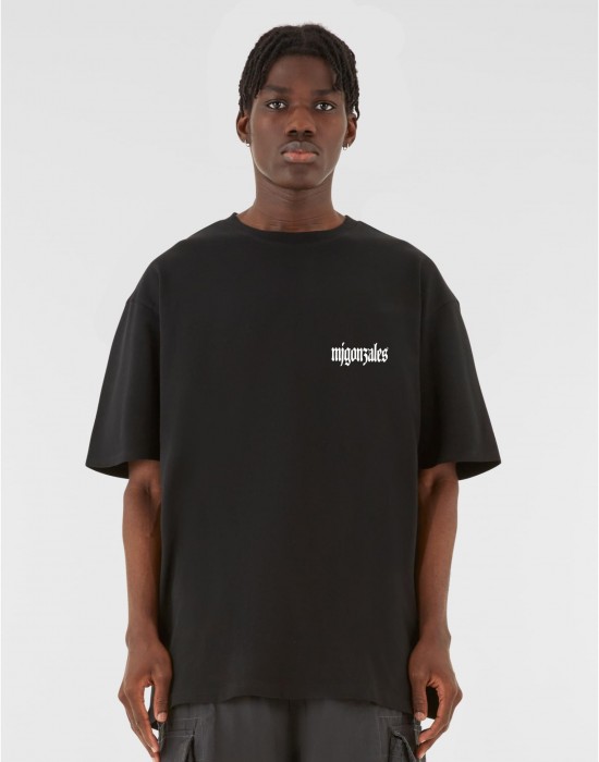 Овърсайз тениска MJG Heavy Oversized Tee - FROSTED WINGS black XXL