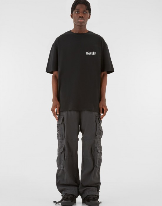 Овърсайз тениска MJG Heavy Oversized Tee - FROSTED WINGS black XXL