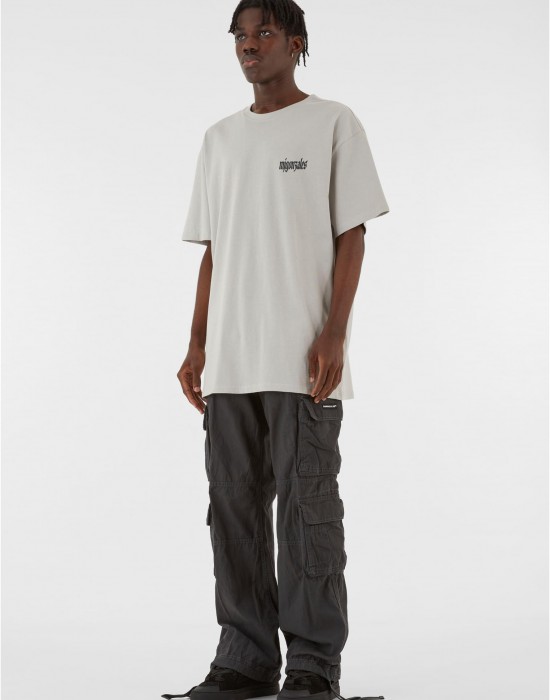 Овърсайз тениска MJG Heavy Oversized Tee - FROSTED WINGS lightasphalt XXL