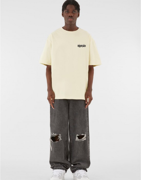 Овърсайз тениска MJG Heavy Oversized Tee - FROSTED WINGS softyellow XXL