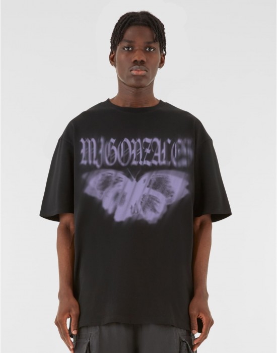 Овърсайз тениска MJG Heavy Oversized Tee - BUTTERFLY ILLUSION black XXL