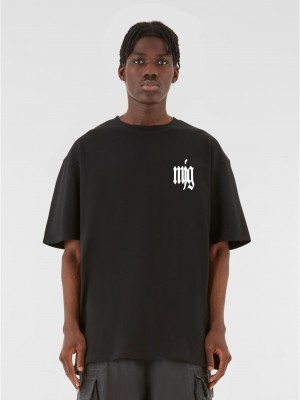 Овърсайз тениска MJG Heavy Oversized Tee - TRANSFORMATION black XXL