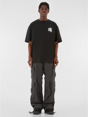 Овърсайз тениска MJG Heavy Oversized Tee - TRANSFORMATION black XXL