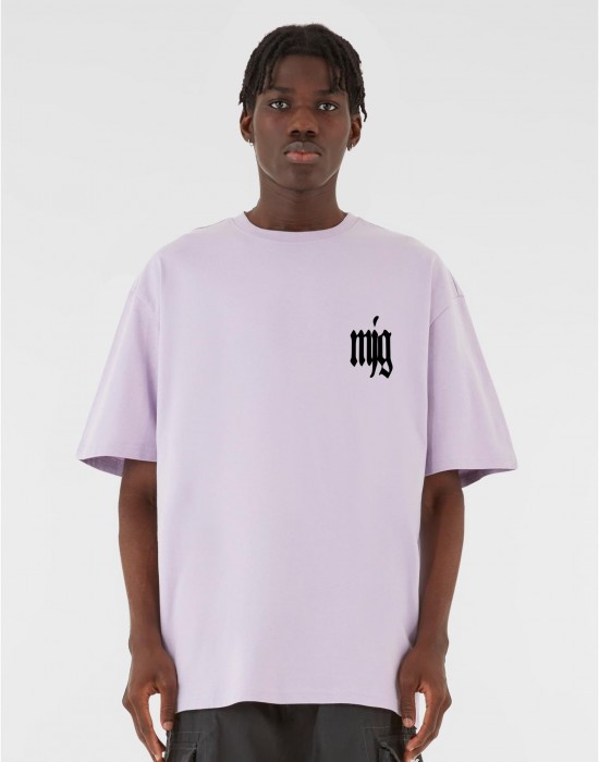 Овърсайз тениска MJG Heavy Oversized Tee - TRANSFORMATION lilac XXL
