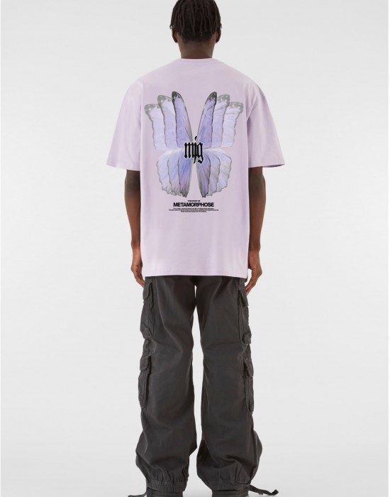 Овърсайз тениска MJG Heavy Oversized Tee - TRANSFORMATION lilac XXL