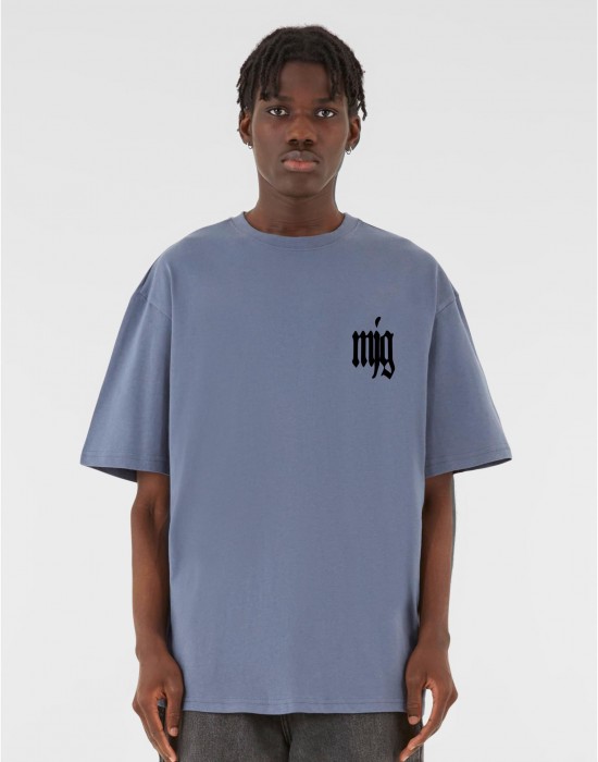 Овърсайз тениска MJG Heavy Oversized Tee - TRANSFORMATION vintageblue XXL