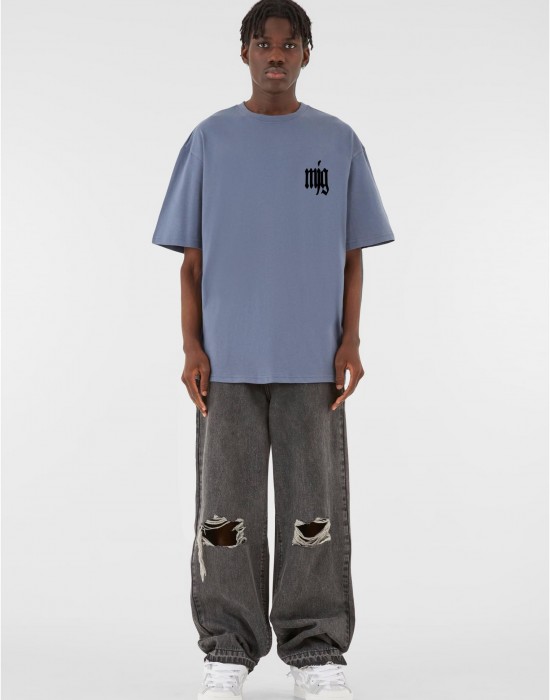Овърсайз тениска MJG Heavy Oversized Tee - TRANSFORMATION vintageblue XXL