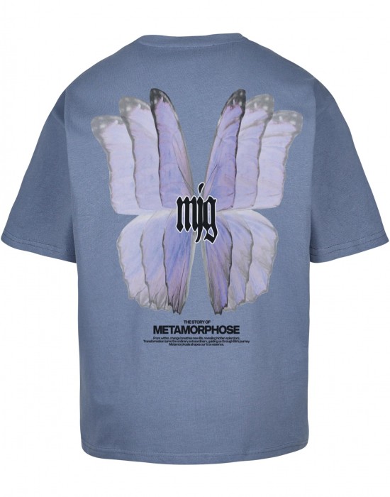 Овърсайз тениска MJG Heavy Oversized Tee - TRANSFORMATION vintageblue XXL