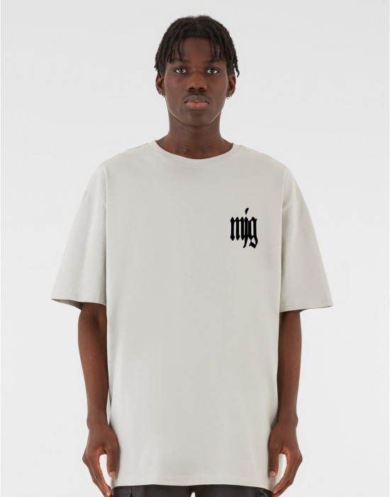 Овърсайз тениска MJG Heavy Oversized Tee - TRANSFORMATION lightasphalt XXL