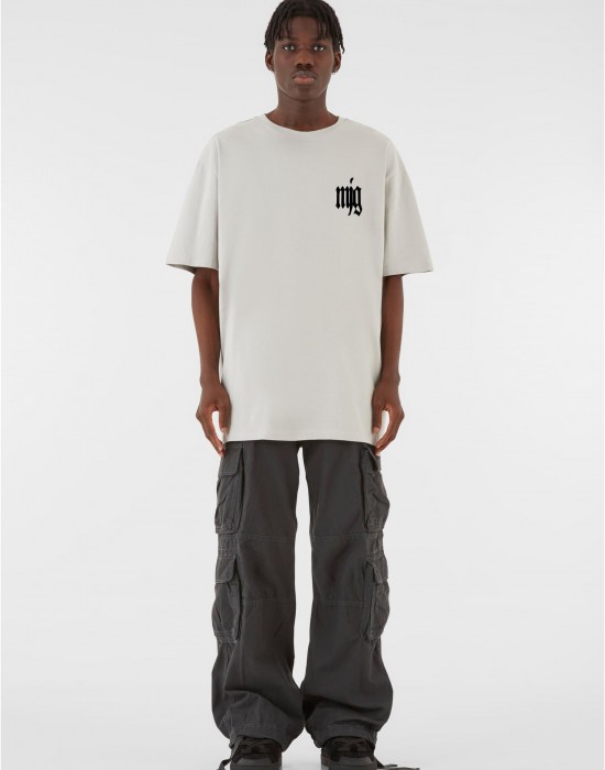 Овърсайз тениска MJG Heavy Oversized Tee - TRANSFORMATION lightasphalt XXL