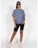 Овърсайз тениска MJG Heavy Oversized Tee Ladies - FEARLESS FLIGHT vintageblue XXL