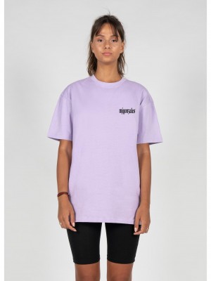 Овърсайз тениска MJG Heavy Oversized Tee Ladies - FROSTED WINGS lilac XXL