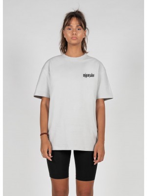 Овърсайз тениска MJG Heavy Oversized Tee Ladies - FROSTED WINGS lightasphalt XXL