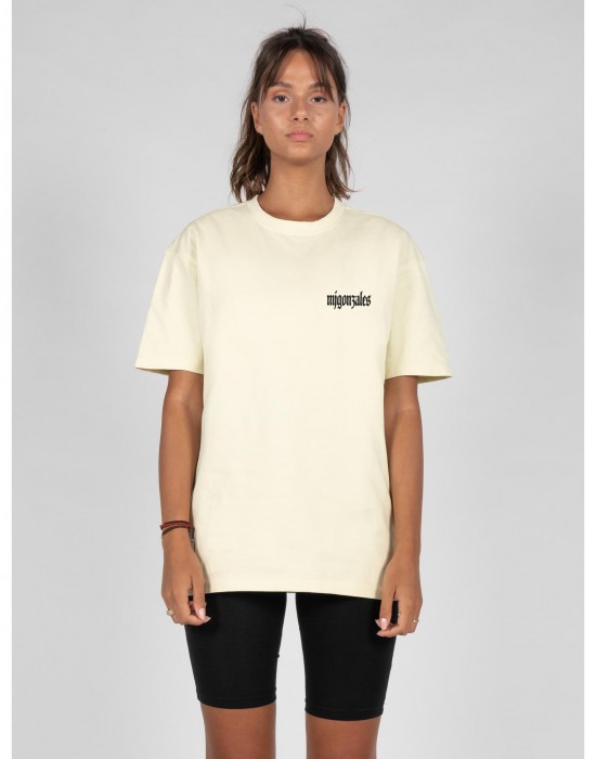 Овърсайз тениска MJG Heavy Oversized Tee Ladies - FROSTED WINGS softyellow XXL