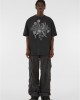 Овърсайз тениска MJG Heavy Oversized Acid Washed Tee - Renaissance Bloom black XXL